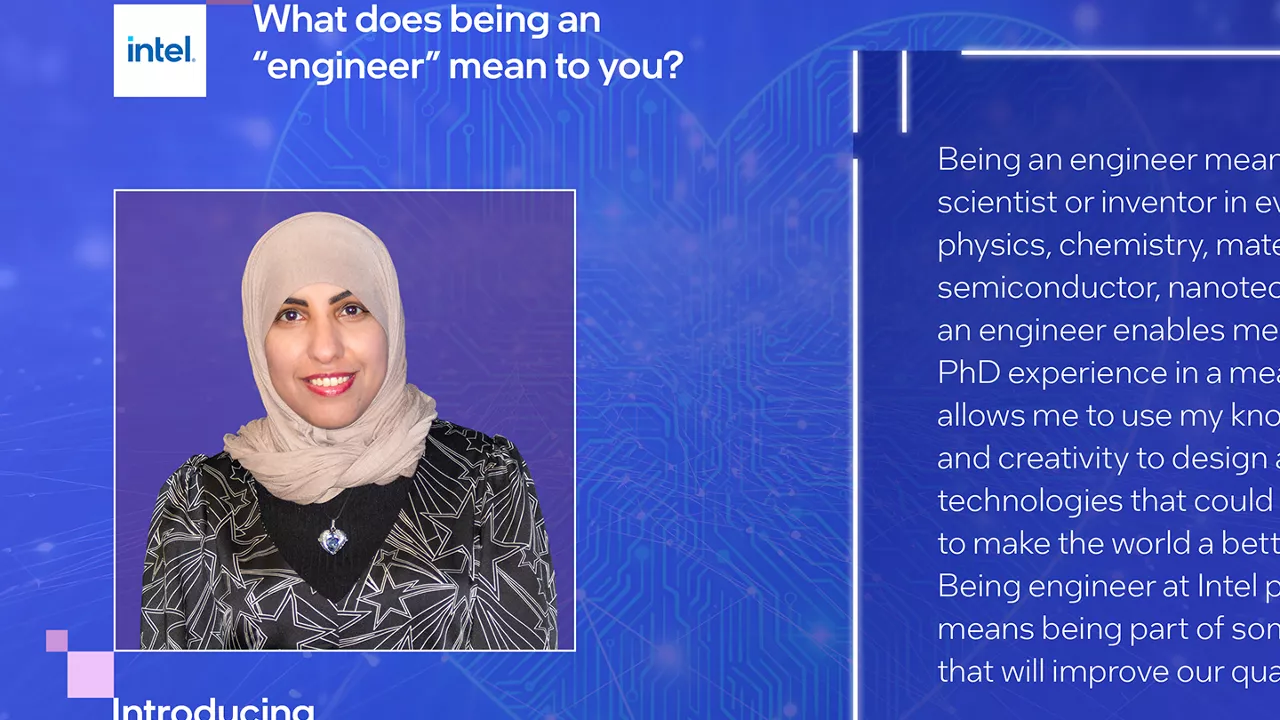 Introducing Dr. Sawsan Almohammed, Front End Integrations Process Engineer, Fab 24 Yield. What does being an engineer mean to you? 