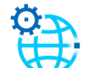 Ikon layanan desain marketplace solusi Intel