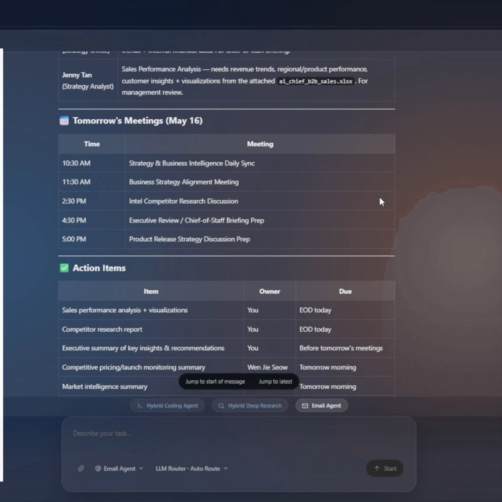 SuperClaw hybrid agentic AI interface shown on a mobile device and desktop dashboard.