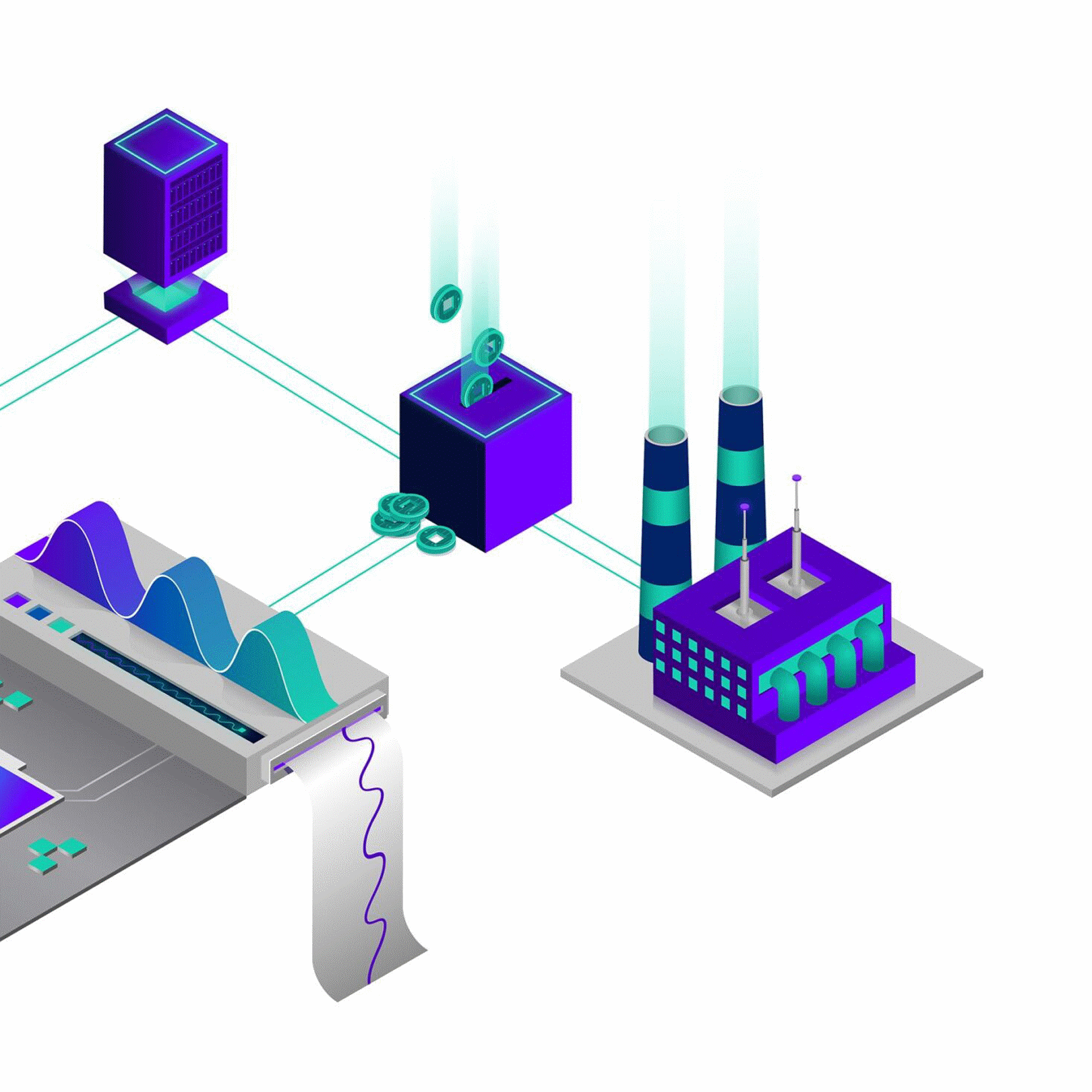 Tiber Illustrations Optimizing Infrastructure White Scaled