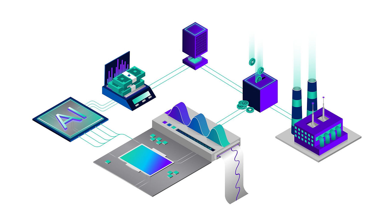 Tiber Illustrations Optimizing Infrastructure White