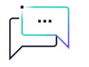 Two chat bubbles