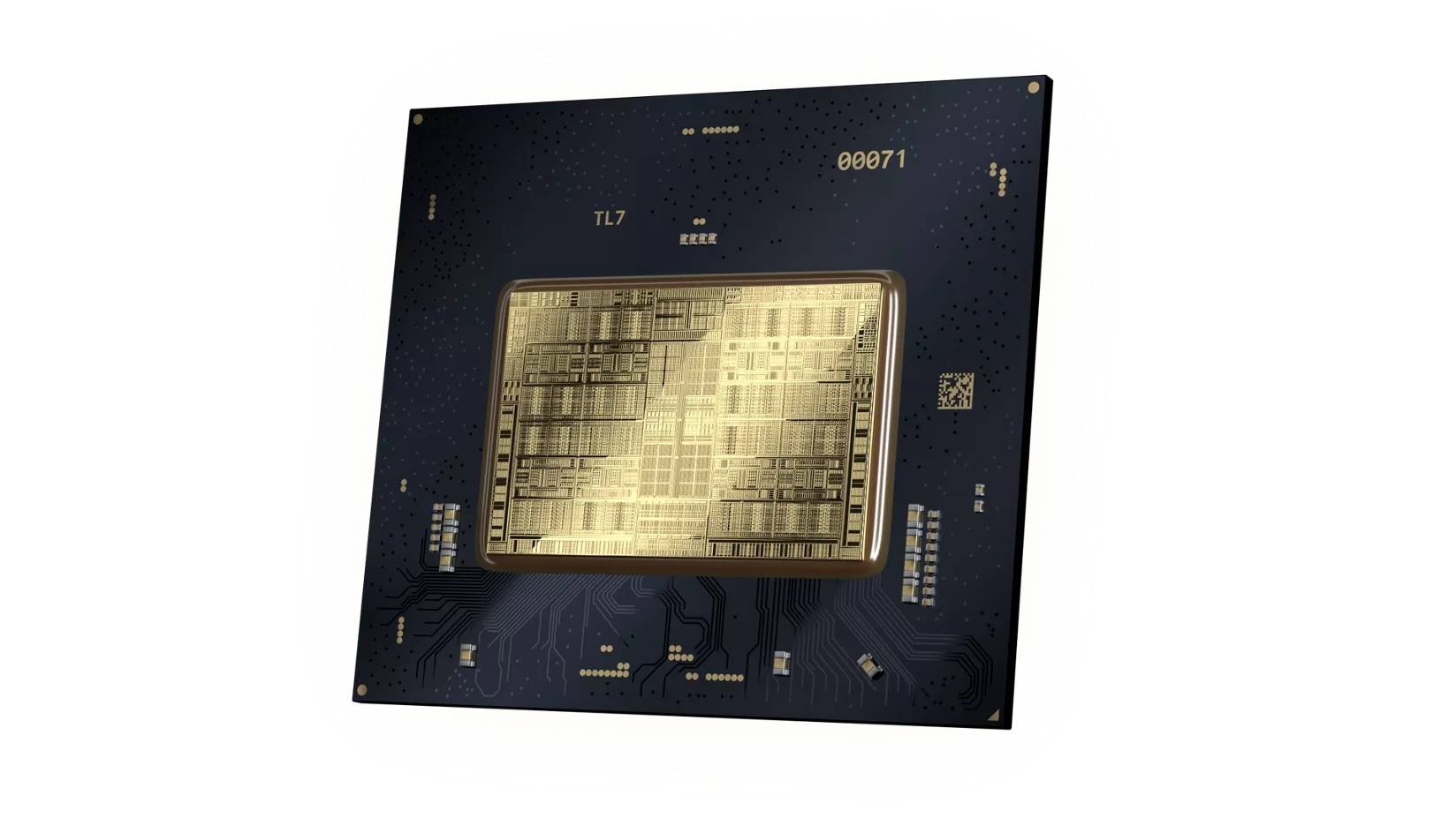 XeHPG chip black and gold