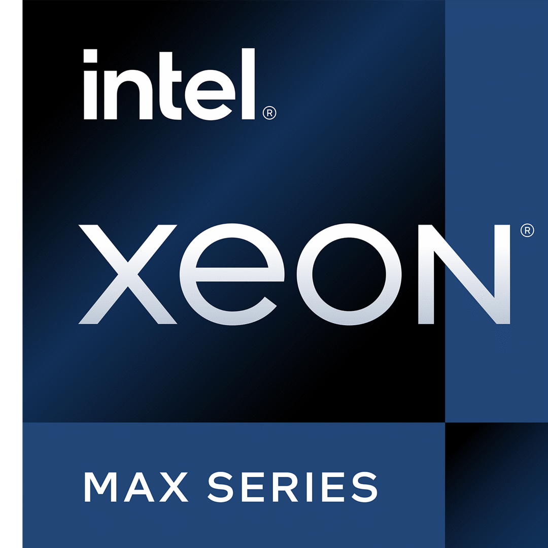 Intel Xeon Max Series Product Badge in digital files. Includes embedded 16x9, 4x3, 1x1 renditions 