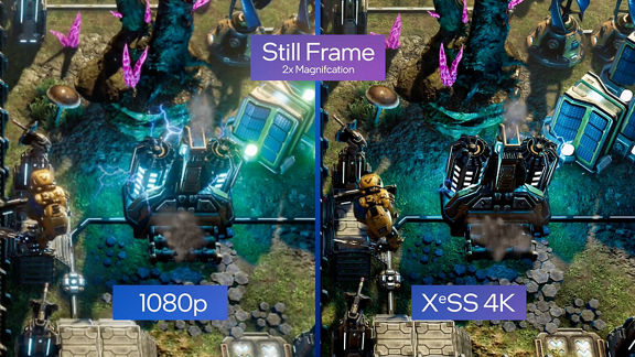 XeSS 4k vs 1080p compare